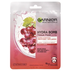 Garnier Skin Naturals Hydra Bomb vyhladzujúca plátenná maska 28 g