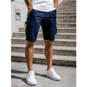 Pantaloni scurți cargo bleumarin Bolf 5011