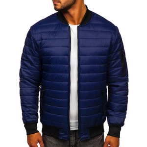 Geacă matlasată bomber bleumarin Bolf MY-02