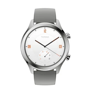 Smart hodinky TicWatch C2 Plus, strieborné