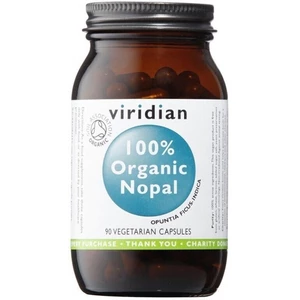 Viridian 100% Organic Nopal (Opuncie) 90 kapslí