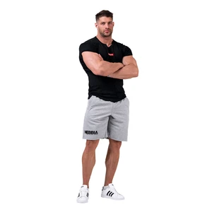Pánské šortky Nebbia Legday Hero 179  Light Grey  M