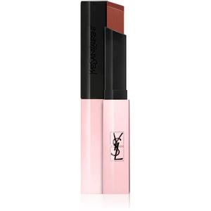 Yves Saint Laurent Rouge Pur Couture The Slim Glow Matte matná hydratační rtěnka s leskem odstín 212 Equivocal Brown 2 g