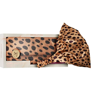 Revolution Haircare Kosmetická čelenka Satin Animal Print (Curl Protector)