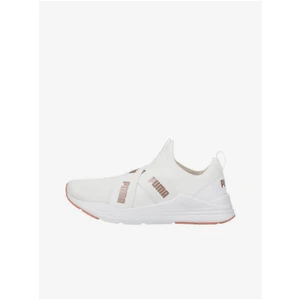 Bílé dámské slip on tenisky Puma Wired Run Slipon - Dámské