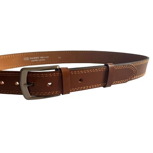 Penny Belts Pánsky kožený opasok Jeans 38/2 48 Brown 110 cm