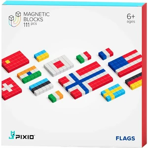 Pixio Mágneses blokkok Flags