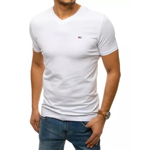 Men's plain white T-shirt Dstreet RX4792