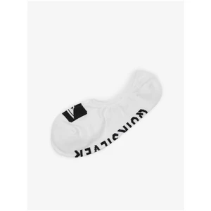 Ponožky Quiksilver (3-pak) pánske, biela farba