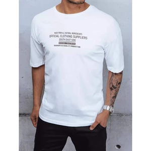 White Dstreet RX4646z men's T-shirt with print