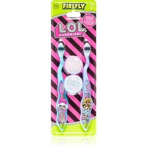 L.O.L. Surprise Travel Kit 2 Toothbrush and Caps zubná kefka pre deti s držiakom od 3 rokov 2 ks