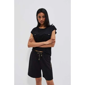 Warm shorts with pockets