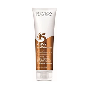 Revlon Professional Šampón a kondicionér pre intenzívnu medené odtiene 45 days total color care (Shampoo & Conditioner Intense Coppers) 275 ml