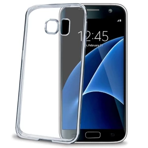 Celly Laser szilikon tok fém effekttel for Samsung Galaxy S7 - G930F, Silver
