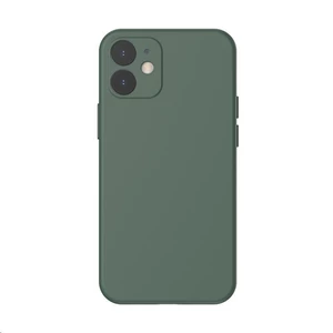 Silikonové pouzdro Baseus Liquid Silica Gel Protective Case Apple iPhone 12 Mini, zelená