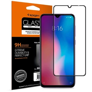 Védőüveg Spigen GLASS Full Cover HD Xiaomi Mi9, Black