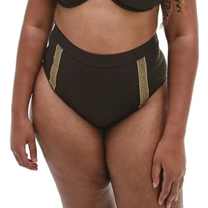 Calvin Klein Dámské plavkové kalhotky Bikini PLUS SIZE KW0KW01857-BEH 3XL