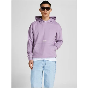 Jack & Jones World Wide Purple Hoodie - Men