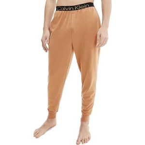Tepláky Calvin Klein Underwear pánske, hnedá farba, jednofarebné