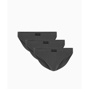 3-PACK Briefs for men ATLANTIC Mini graphite