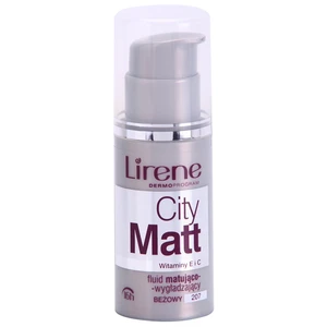 Lirene City Matt Fluid 207 Beige podkład - fluid z formułą matującą 30 ml