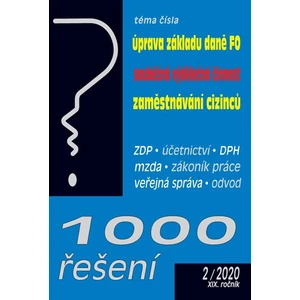 1000 řešení Úprava základu daně FO Soubežná výdělečná činnost - Martin Děrgel