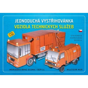 Jednoduchá vystřihovánka Vozidla technických služeb