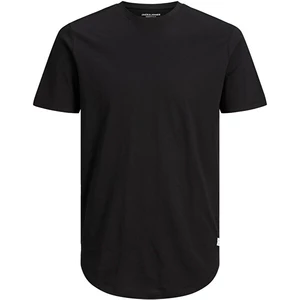 Tričko Jack & Jones čierna farba, jednofarebné