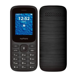 Mobilný telefón myPhone 2220 (TELMY2220BK) čierny tlačidlový telefón • 1,77" uhlopriečka • 128×160 px • pamäť RAM 32 MB • interná pamäť 32 MB • slot n