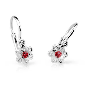 Cutie Jewellery Dětské náušnice z bílého zlata C2149-10-X-2 růžová