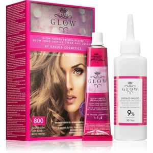 Kallos Glow permanentná farba na vlasy odtieň 800 Light Blonde