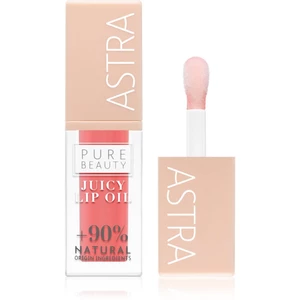 Astra Make-up Pure Beauty vyživující lesk na rty odstín 01 Peach 5 ml