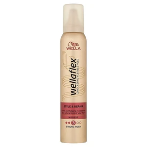 Wella Wellaflex Style & Repair penové tužidlo pre prirodzený vzhľad 200 ml