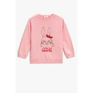Koton Sweatshirt - Pink - Relaxed fit