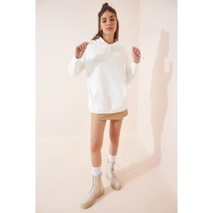 Happiness İstanbul Sweatshirt - Weiß - Relaxed fit