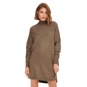 ONLY Dámské šaty ONLSILLY Relaxed Fit 15273713 Brown Lentil Melange L