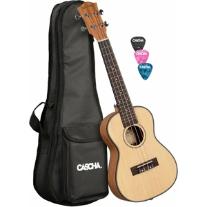 Cascha HH 2151L Ukulele da Concerto Natural