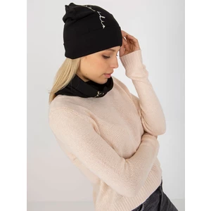 Black two-piece winter set with inscription