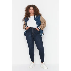 Trendyol Curve Navy Blue Skinny Denim Jeans