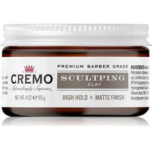 Cremo Hair Styling Sculpting Clay High Hold stylingová hlína s extra silnou fixací pro muže 113 g