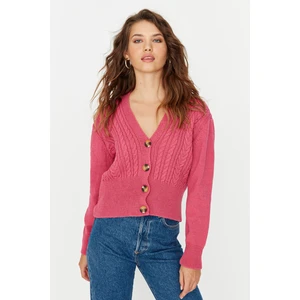 Trendyol Cardigan - Pink - Regular fit