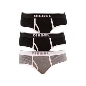 Sada tří dámských kalhotek v šedé a černé barvě Diesel - Dámské