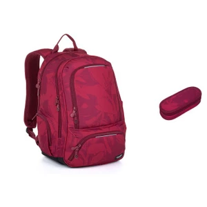Studentský batoh s liliemi Topgal SURI 23022,Studentský batoh s liliemi Topgal SURI 23022