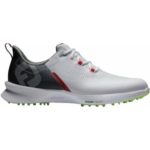 Footjoy FJ Fuel Mens Golf Shoes White/Navy/Lime 45