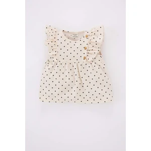 DEFACTO Baby Girls Poplin Short Sleeve Shirt