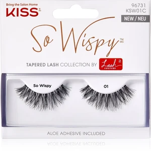 KISS Lash Couture So Wispy umelé mihalnice 01 2 ks