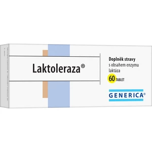 Generica Laktoleraza s obsahom enzýmu, 60 tabliet