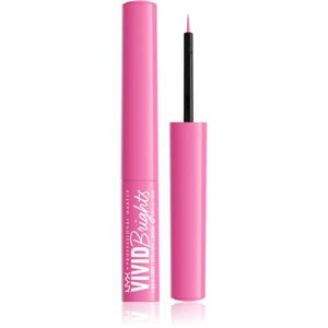 NYX Professional Makeup Vivid Brights tekuté oční linky odstín 08 Don't Pink Twice 2 ml