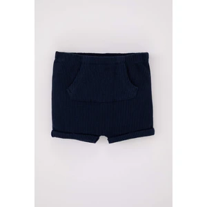 DEFACTO Baby Boy Kangaroo Pocket Waffle Shorts