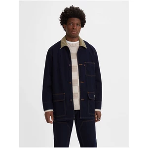 Levi's Dark Blue Men's Denim Jacket with Levi's® Cypress Wool - Mens